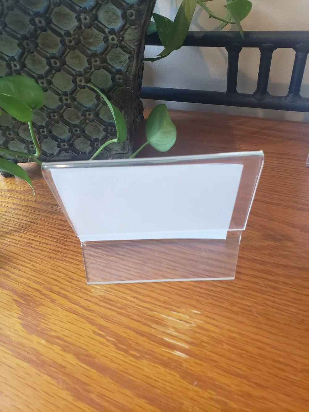 Set Of 5: Clear Acrylic Photo Frames (Displaying 7 Photos)